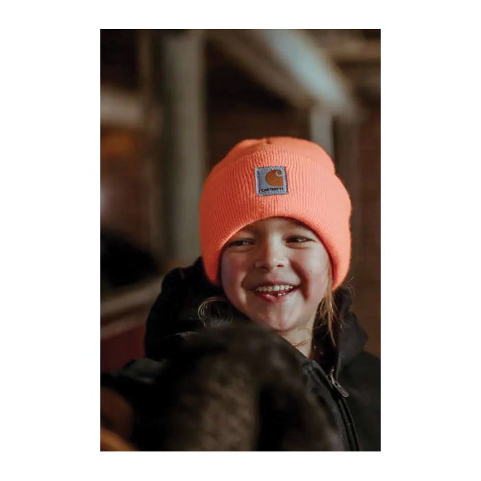 Carhartt CB8905-021-YOFAA Watch Hat, One-Size Fits All/Youth, Acrylic, Charcoal Heather