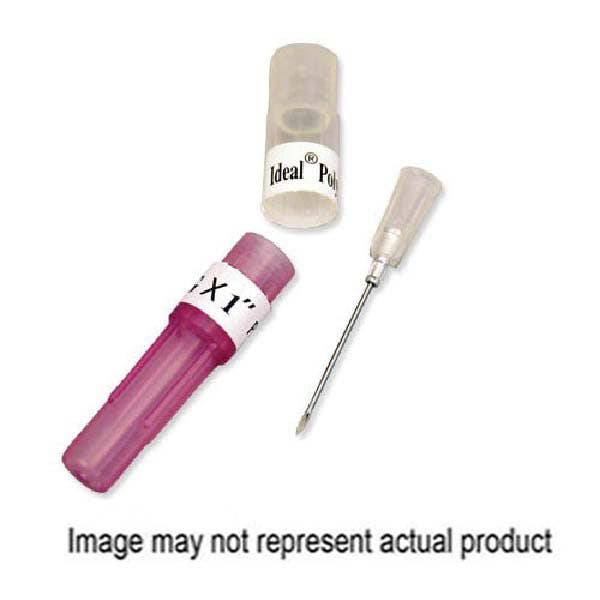 Neogen 9370 Hub Needle, Polypropylene, 20 ga, 1 in L