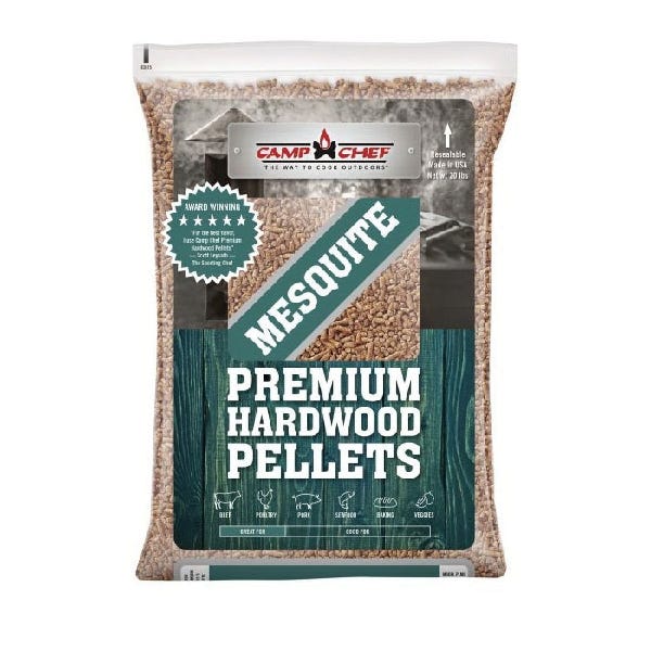 Camp Chef Hardwood Pellets Mesquite Flavor 20 lb Bag