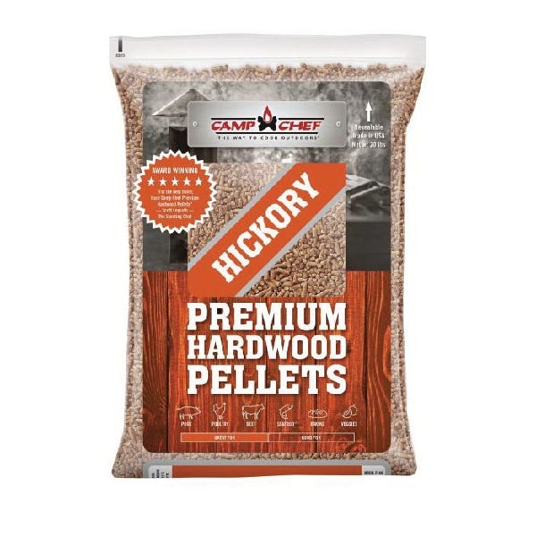Camp Chef Hardwood Pellets Hickory Flavor 20 lb Bag
