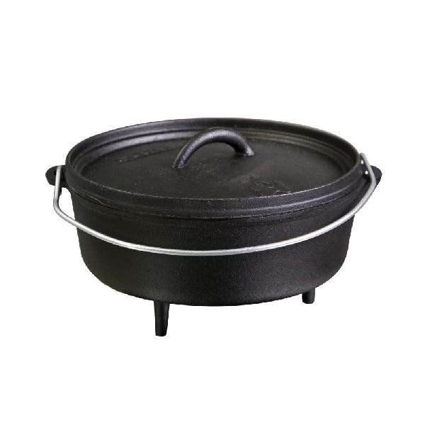 Camp Chef Classic Dutch Oven 4 qt Cast Iron True Seasoned
