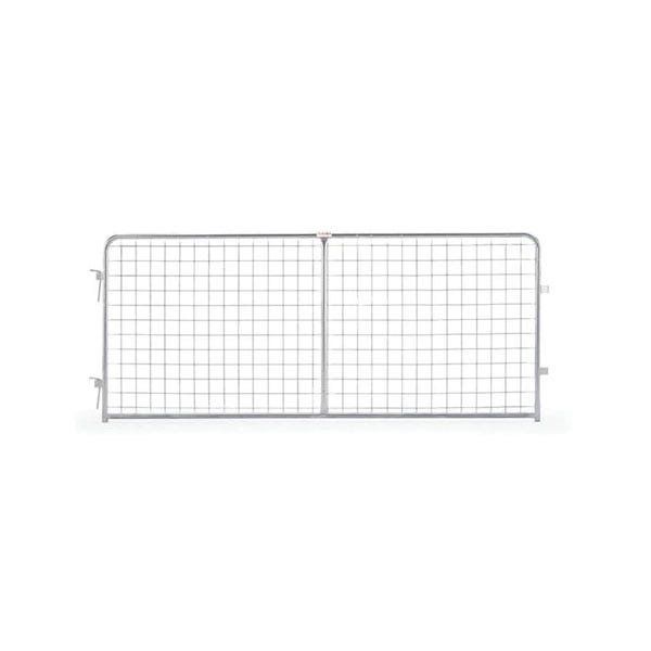 Tarter KPW5 Kidder Panel with Walk?Thru Gate 5 ft Panel 7 ft Gate Silver Steel