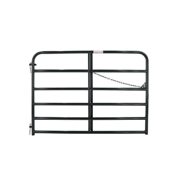 Tarter Tube Gate 8 ft × 50 in Black Steel