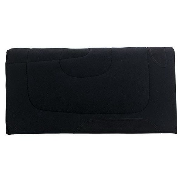 Weaver Leather Saddle Pad, Leather, Black