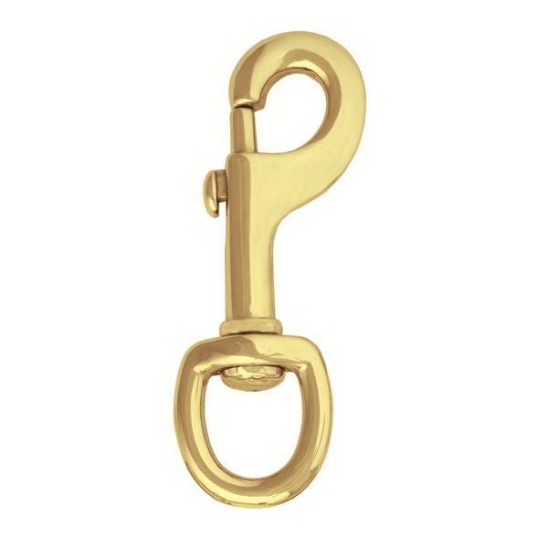 Weaver Leather #225 Swivel Snap, Brass, 1/PK
