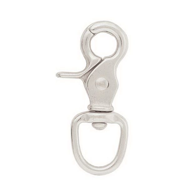 Weaver Leather Scissor Snap, Barcoded, Round, Zinc, Nickel, 3/4 inch