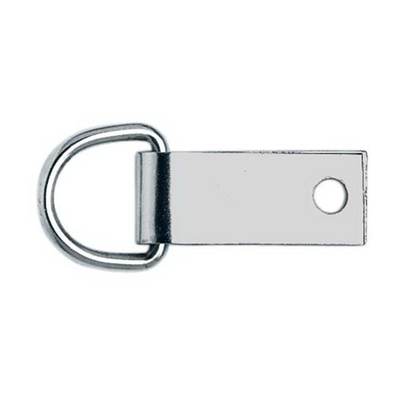 Weaver Leather Saddle Dee, Steel, Nickel