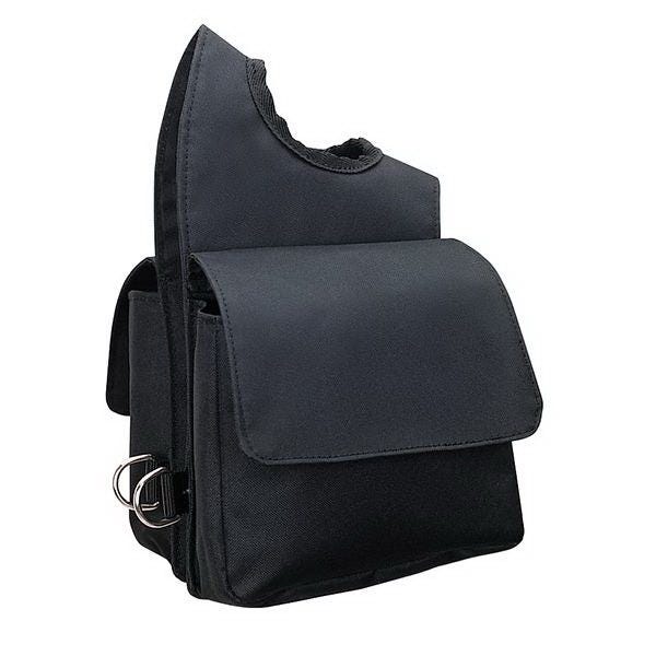 Weaver Leather Pommel Bag, Nylon, Black
