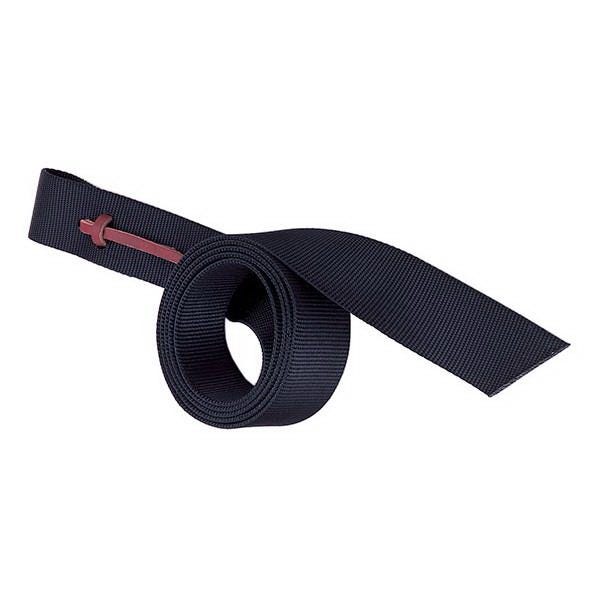 Weaver Leather Latigo, Nylon, Black/Burgundy