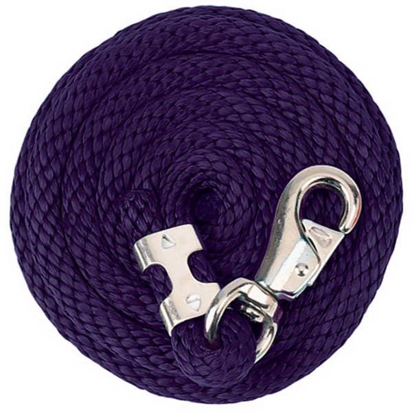 Weaver Leather Lead Rope, 5/8 in Dia, 10 ft L, Polypropylene, Purple