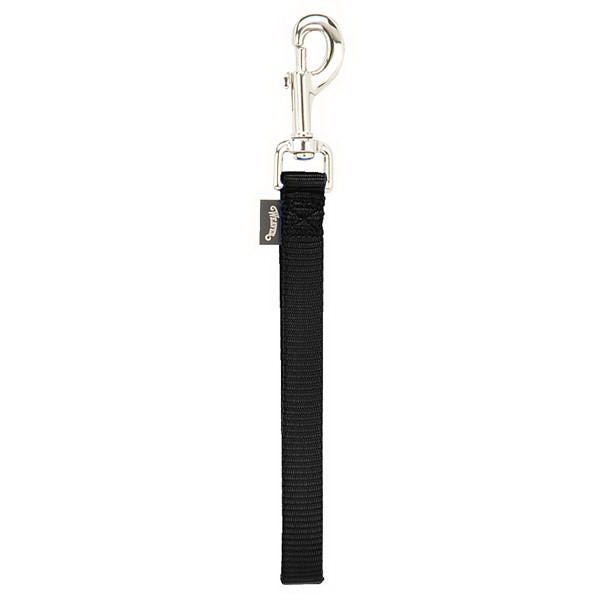 Weaver Leather Goat Lead, Nylon Chain/Strap, Black