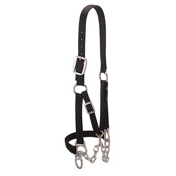 Weaver Leather Cow Halter, L, Nylon, Black