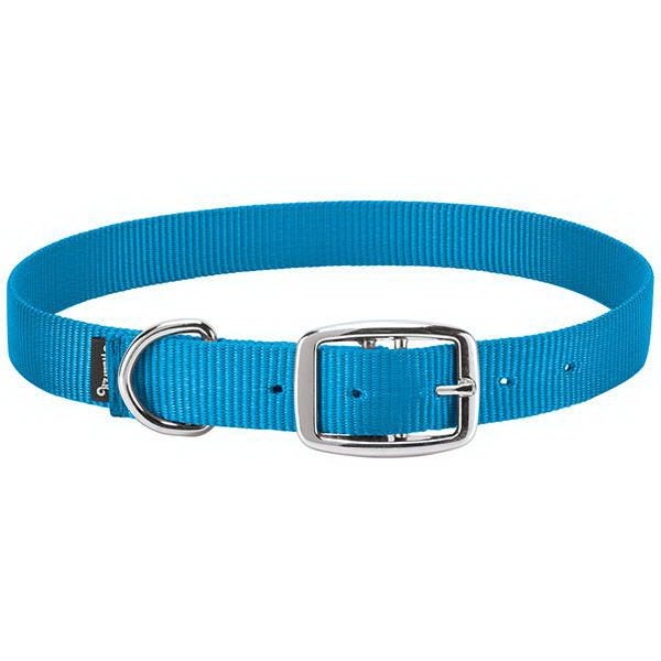 Weaver Leather Goat Collar, M Neck, 3/4 in W Collar, 22 to 24 in L Collar, Nylon, Hurricane Blue