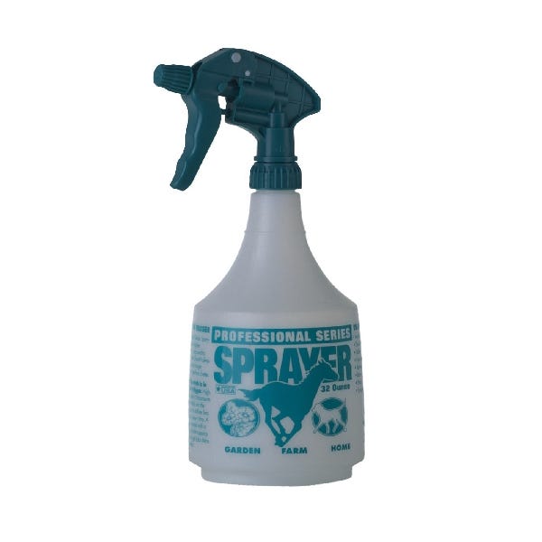 Little Giant PS32TEAL Spray Bottle, 32 oz Capacity, Plastic, Teal
