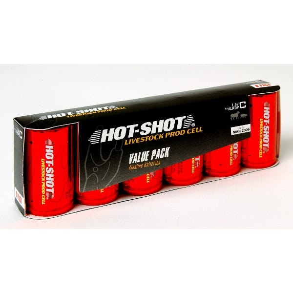Hot-Shot ALKDP Battery, Red