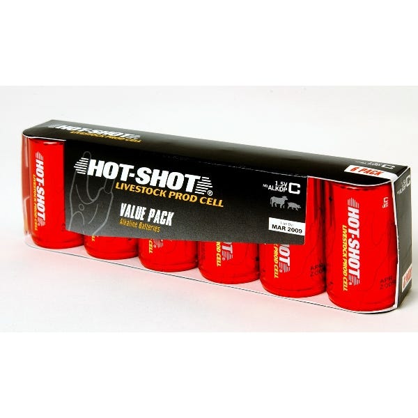 Hot-Shot ALKDP Battery, Red