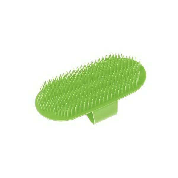 Weaver Leather Massage Brush, Lime