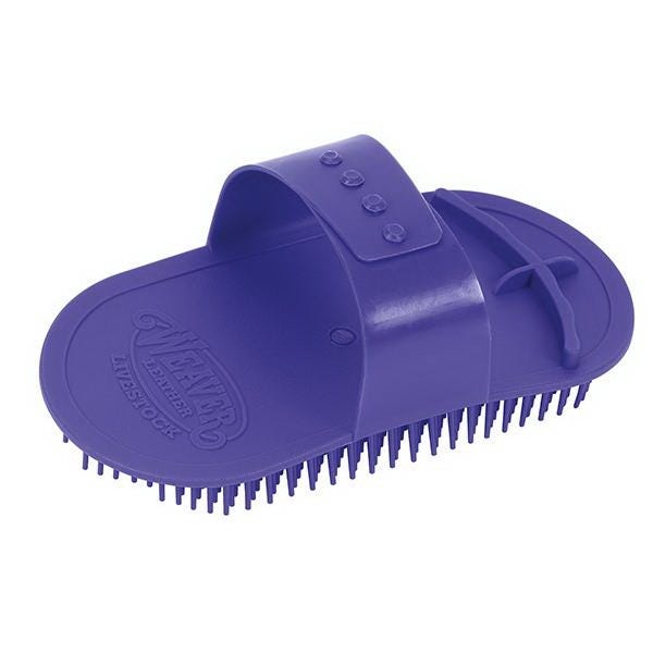 Weaver Leather Massage Brush, Purple