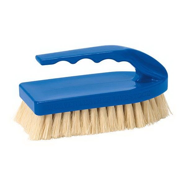 Weaver Leather Pig Brush, Plastic, Blue