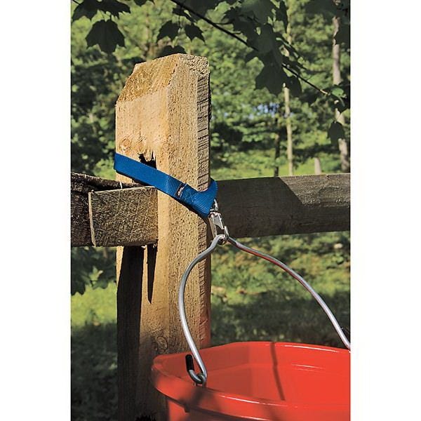 Weaver Leather Bucket Strap, Nylon, Blue, Nickel