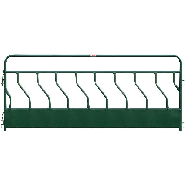 Behlen Country Hay Feeder Panel 9 Feeding Spaces 15 in Opening Green