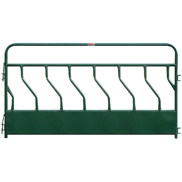 Behlen Country Hay Feeder Panel 7 Feeding Spaces 16 in Opening Green