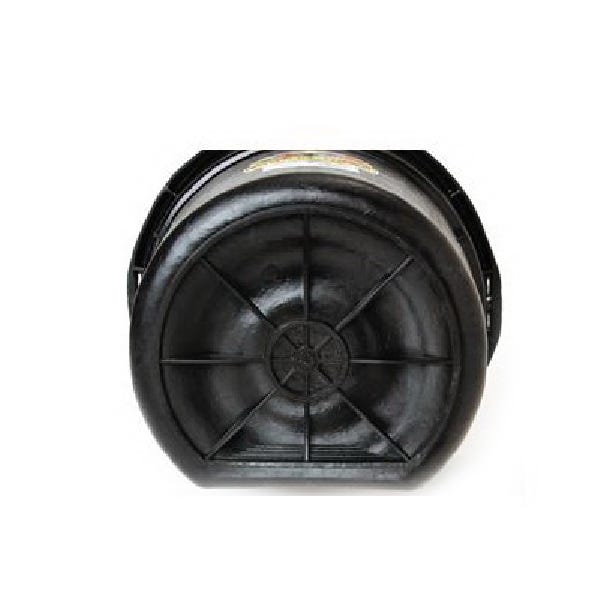 Little Giant DF18FB Bucket, 18 qt Volume, Rubber, Black