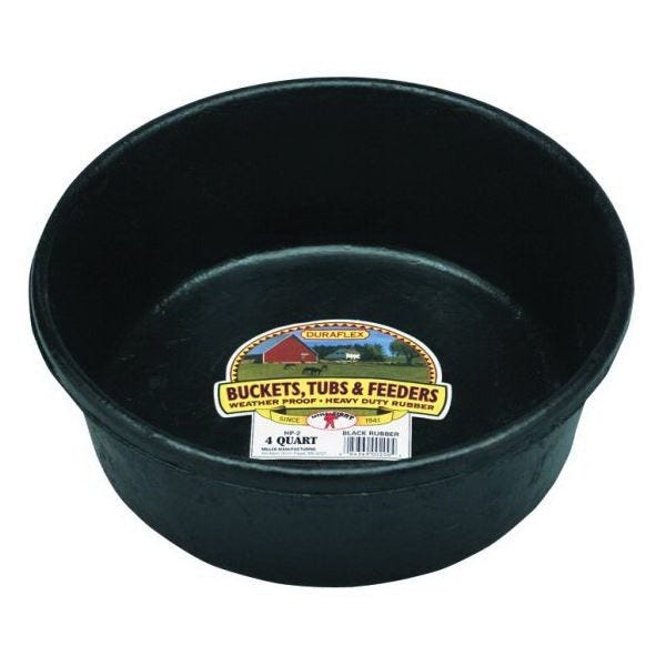 Little Giant Rubber Feed Pan 4 qt