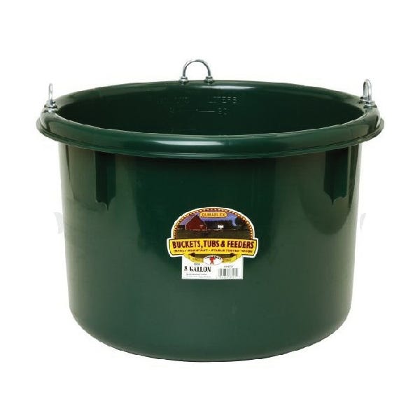 Little Giant P800GREEN Feeder, 8 gal Volume, Plastic, Green