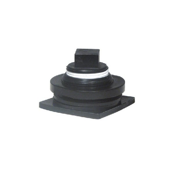 Rubbermaid FG505012 Drain Plug Kit, Plastic, Black, For: 1MDB5, 1MDB6, 1MDB7, 1MDB8, 1MDB9 Stock Tank