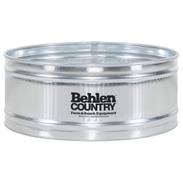 Behlen Country Round Stock Tank, 265 gal, Galvanized Steel