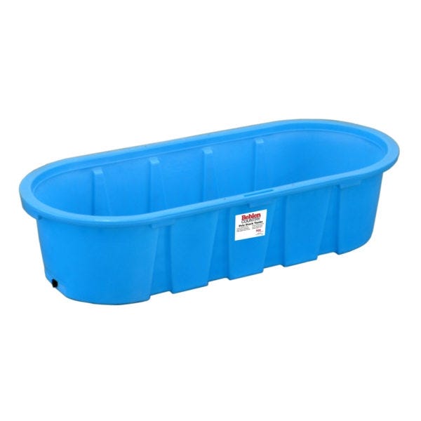 Behlen Country Round Stock Tank 300 gal Poly Blue