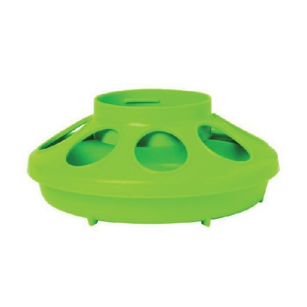 Little Giant Poultry Feeder Base Apple Green 1 qt