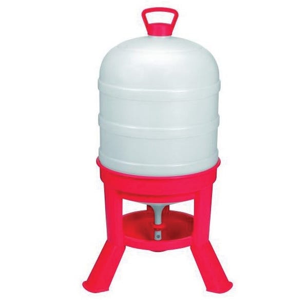 Little Giant Dome Waterer, 10 gal Capacity, Plastic, Red