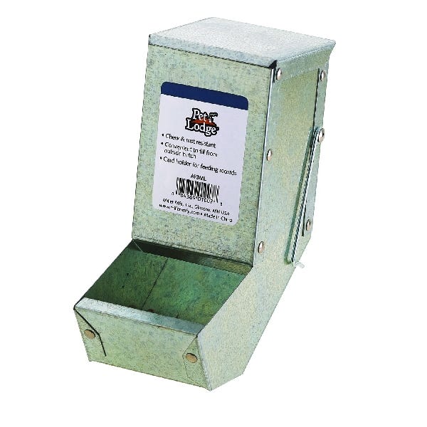 Pet Lodge AF3ML Animal Feeder, 3 in, Steel