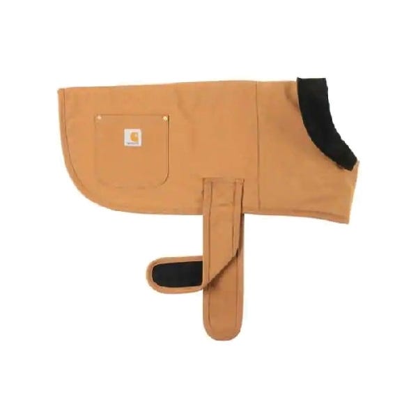 Carhartt Chore Coat, M, Cotton Duck, Carhartt Brown, Hook-and-Loop Closure