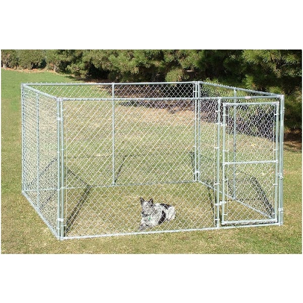 Behlen Country Chain Link Kennel 120 in L 120 in W 72 in H Galvanized