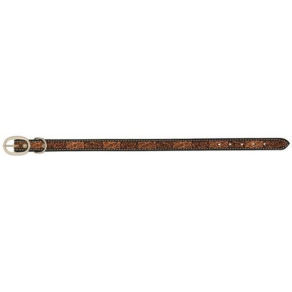 Weaver Leather Dog Collar, 15 in L, 3/4 in W, Leather