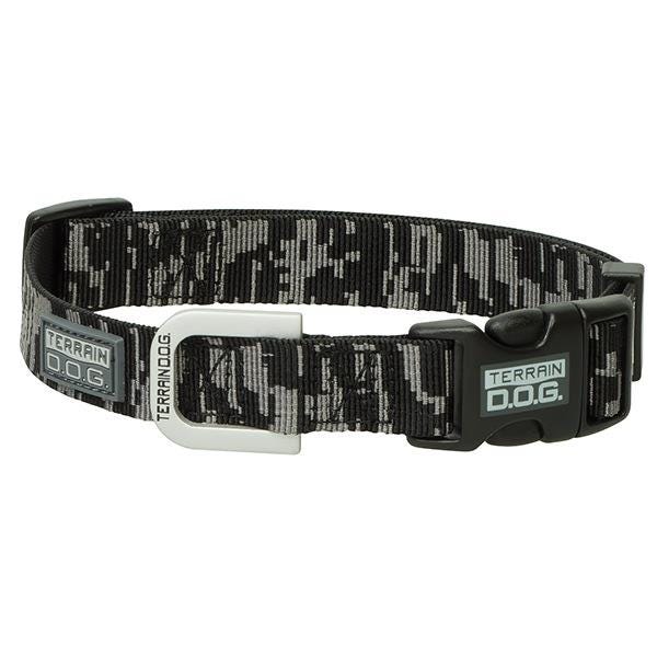 Terrain Dog Snap-N-Go Dog Collar, 9 to 13 in Neck, 3/4 in W Collar, Nylon, Digital