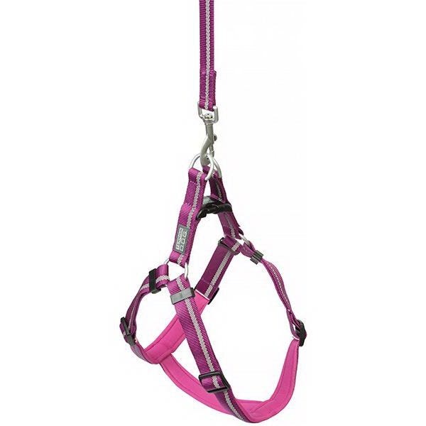 Terrain Dog Reflective Dog Harness, L, Neoprene Harness, 20 to 33 in Harness, Purple