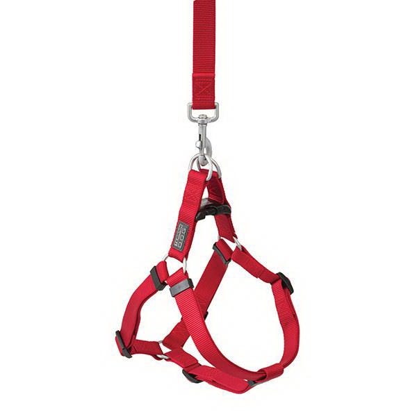Terrain Dog Dog Harness, M, Fastening Method: Buckle, Nylon Harness, 16 to 25 in Harness, Red