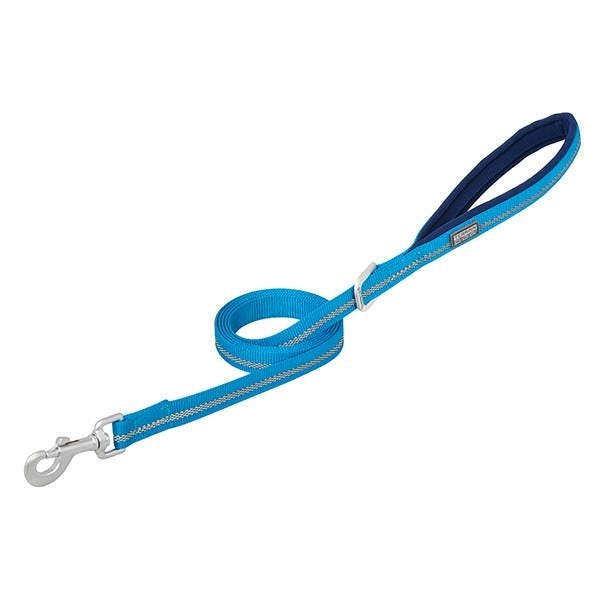 Terrain Dog Reflective Dog Leash, 4 ft L, 1 in W, Nylon Line, Blue