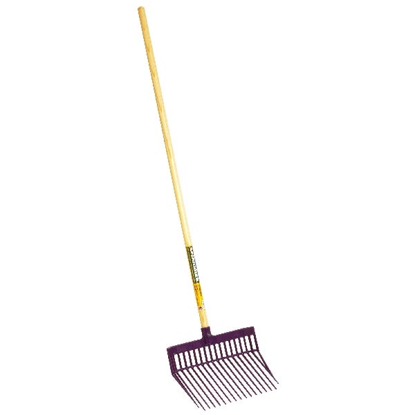 Little Giant DuraFork PDF1PURPLE Stable Fork, Hardwood Handle, Purple, 52 in L Handle