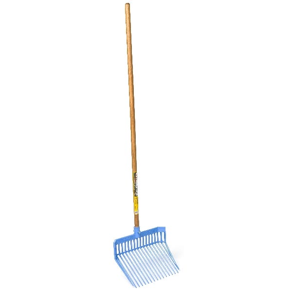 Little Giant DuraFork Stable Fork, Berry Blue, 52 in Hardwood Handle