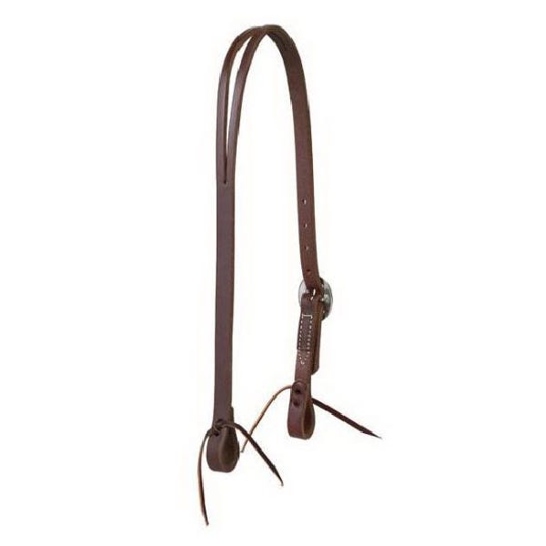 Weaver Leather Working Tack Series Sliding Ear Headstall, 5/8 in, Leather, Golden Chestnut