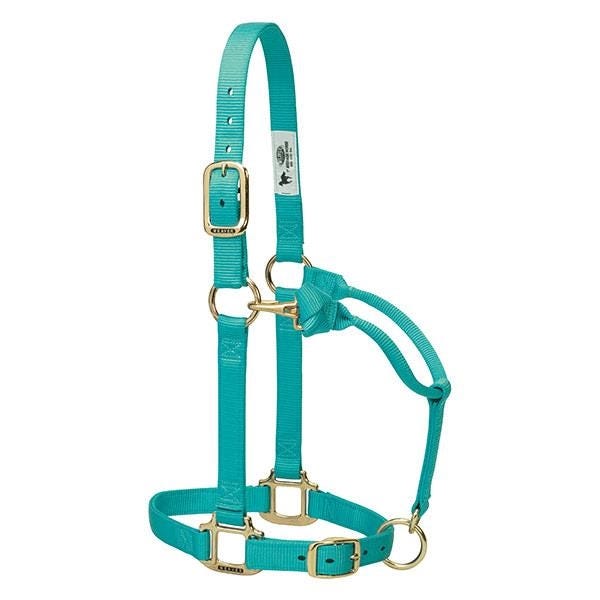 Weaver Leather Adjustable Halter, Average, Nylon, Mint