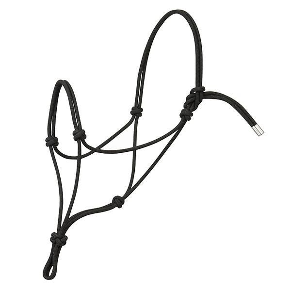 Weaver Leather Silvertip #95 Rope Halter, Average, Polypropylene, Black