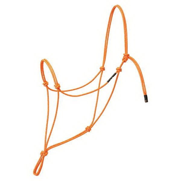Weaver Leather Silvertip Rope Halter, Average, Orange