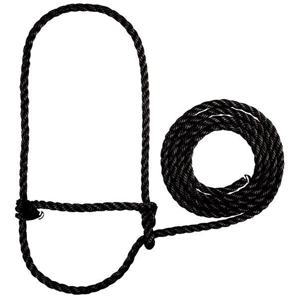 Weaver Leather Rope Halter, Calf, Black