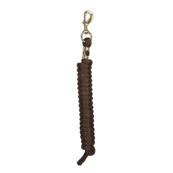 Weaver Leather Lead Rope, 5/8 in, 10 ft L, Polypropylene Line, Brown